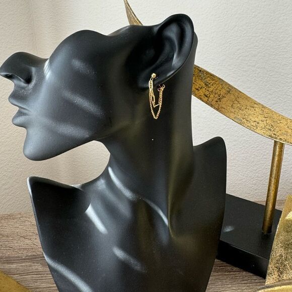 Bohemian Chain earrings A1012 - Picture 4 of 5